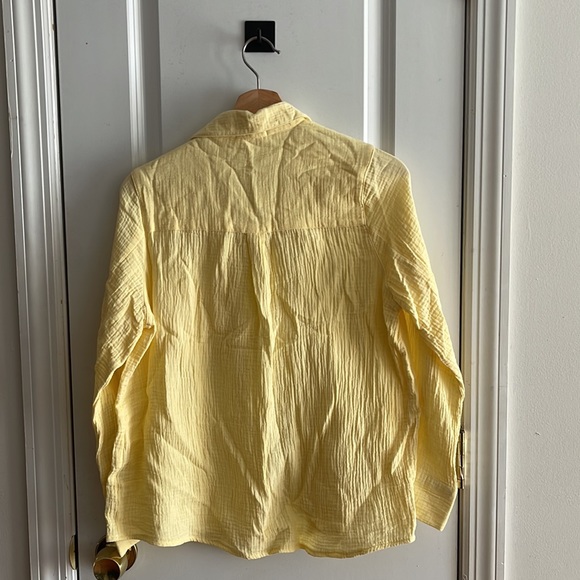 Job Apparel Yellow Cotton Gauze Top - Picture 5 of 5